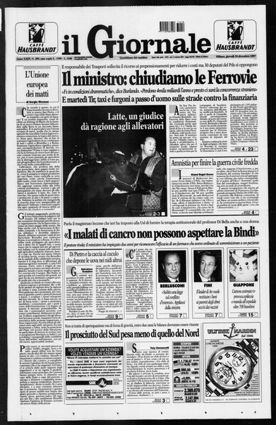 Il giornale : quotidiano del mattino